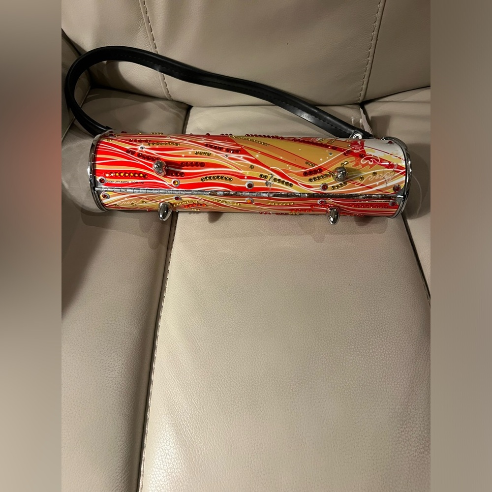 Little earth classic shoulder bag used in good condition. Metal . Leather straps - Picture 11 of 17